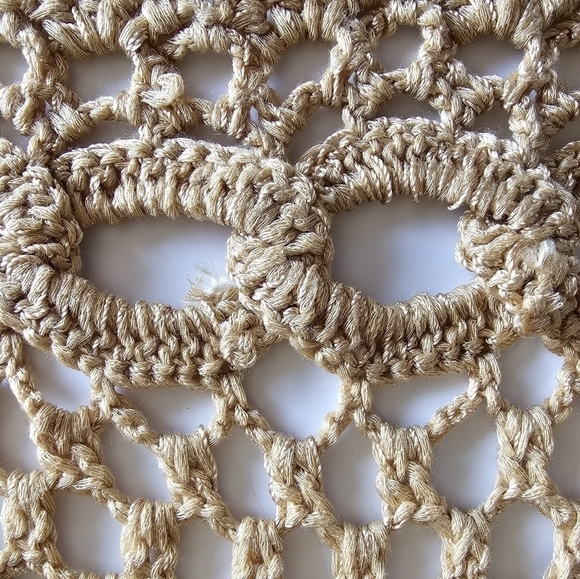 CROCHETED Bohemian Beaded Vest Size S - Picture 13 of 13